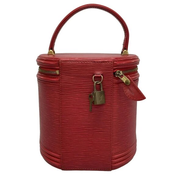 LOUIS VUITTON Cannes Castilian Red Epi Vanity Bag bran-616-100125 - Picture 4 of 10